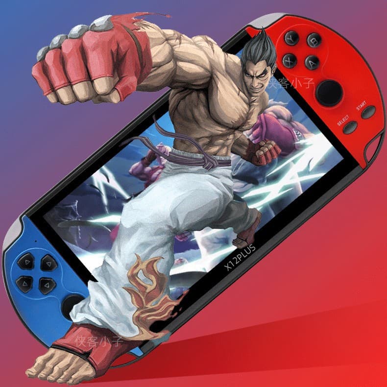 Cross-border New X12 PLUS Game Console 7-inch Ultra-large Screen Handheld Game Console NES Emulator PSP Arcade