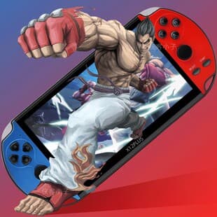 New Cross-border X12 PLUS Game Console, 7-Inch Large Screen Handheld Game Console, NES Emulator, PSP Arcade