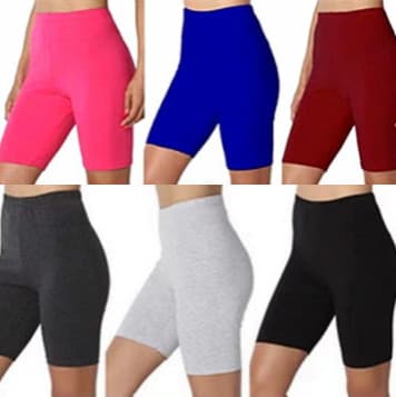 Thickened Cross-border Five-point Riding Leggings Tight-fit Anti-walking Yoga Sanding Milk Silk Running Sports Pants Large Size