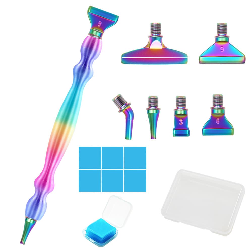 Diamond Painting New Thread Dot Drill Pen Metal Pen Head Alloy Dot Drill Bit DIY Diamond Embroidery Tool Set