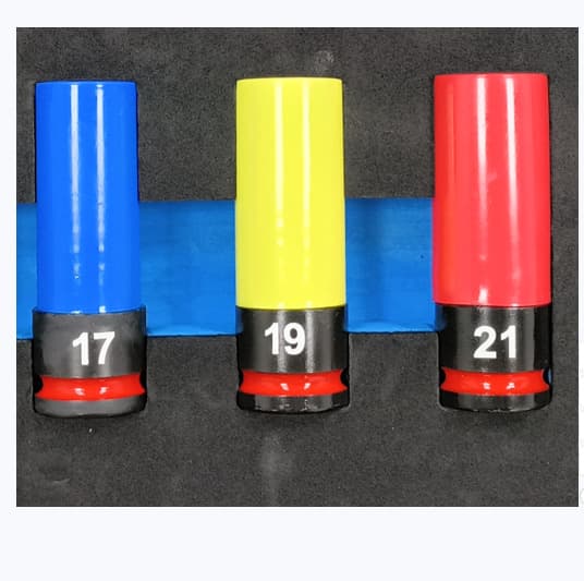 1/2 DR Colorful Socket Tire Protection Socket Automotive Repair Socket Set Extended Socket