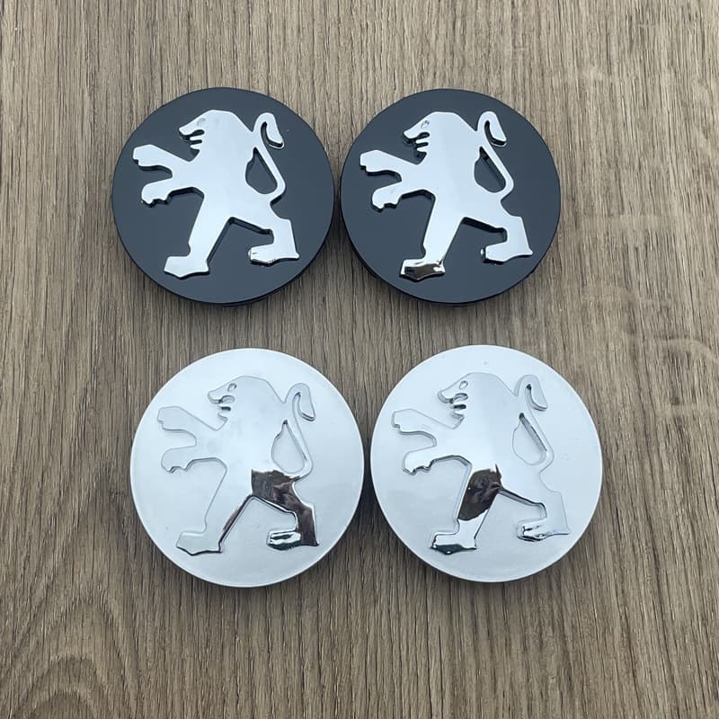 Compatible with Dongfeng Peugeot 301 307 308 408 508 3008 4008 206 Hub Cap Center Cover Logo