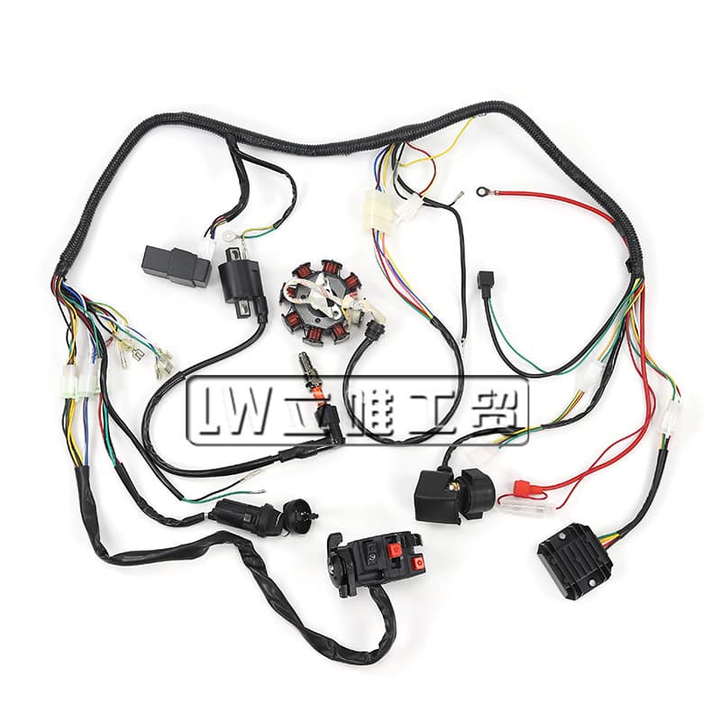 ATV Parts CG125 150 250CC Full Wiring Harness Electrical Components Function Switch Assembly