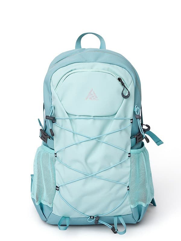 Lightweight Outdoor Hiking Backpack Unique Design Color-Block Double Shoulder Bag Large Capacity Unisex Casual Travel Backpack