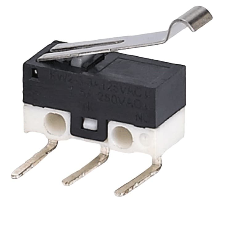Bent Pin Mini Micro Switch, Mini Micro Switch Normally Closed Normally Open, Mini Travel Micro Switch Bent Pin