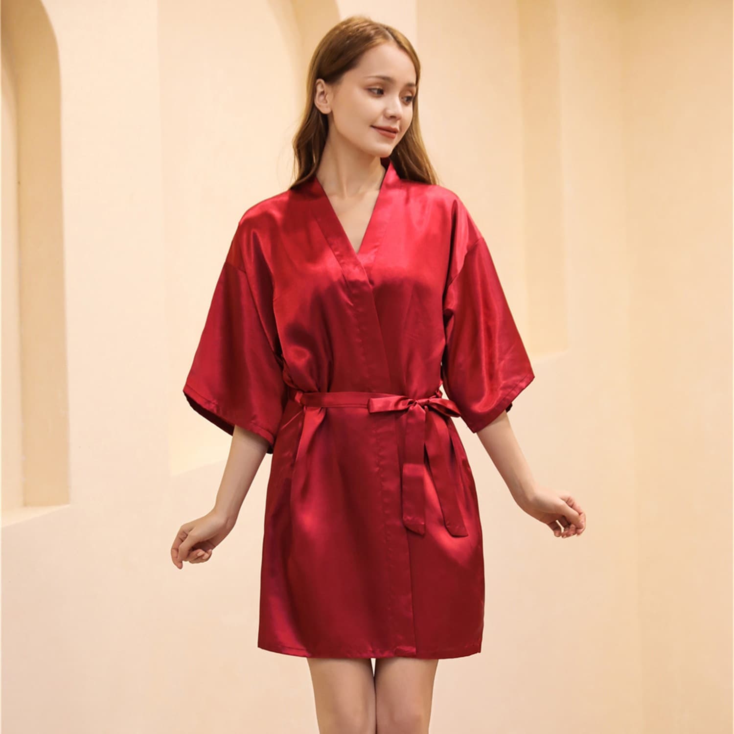 Amazon Cross-Border Plus Size Pajamas Women Summer Cool Lightweight Homewear Short Ladies Cardigan Bathrobe Stock Wholesale