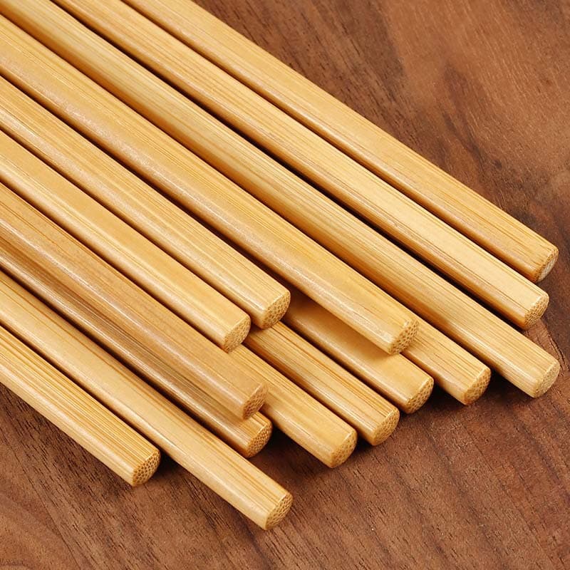 Wholesale extra-long 45cm thickened hot pot chopsticks for home, restaurant, and hotel use, unlacquered and unwaxed, sold in bulk.