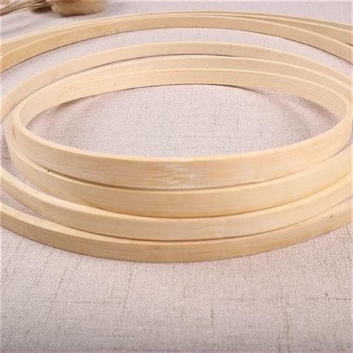 Youjian Bamboo Ring Round Embroidery Inner Ring Bamboo Craft Wedding Scene Decoration Material Bamboo Embroidery Hoop Silk