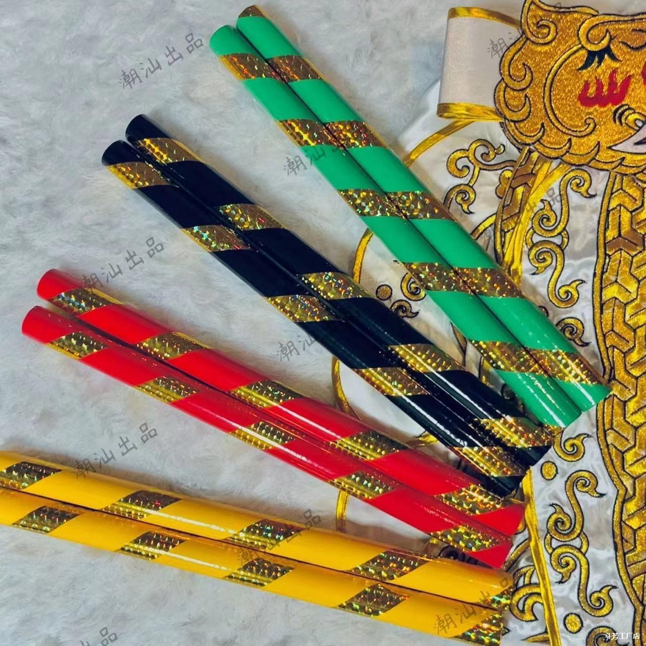 English kindergarten sticks, elementary school props, Yingge sticks, Yingge children's Chaoshan musical instruments, song and dance hammer sticks for performance
