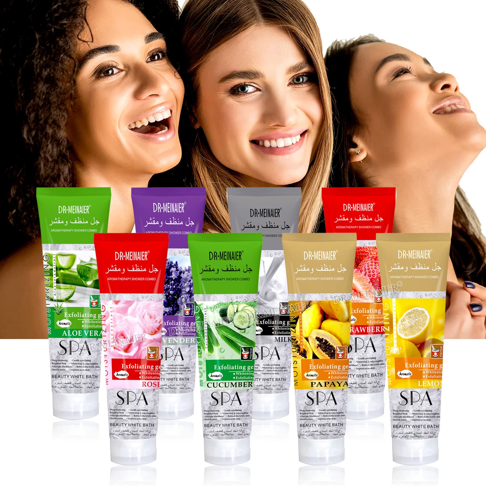 Cross-border Gentle Exfoliating Eraser for Dead Skin, Facial and Full-Body Deep Cleansing Pore Refining Scrub Gel