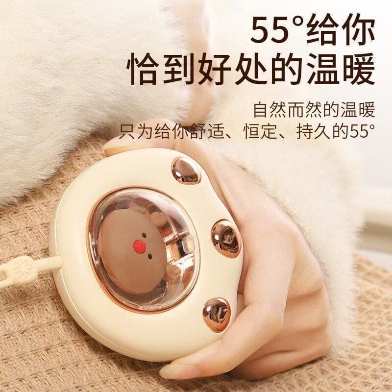 Portable Winter Cat Paw USB Charging Hand Warmer, Student Handheld Mini Essential for Winter