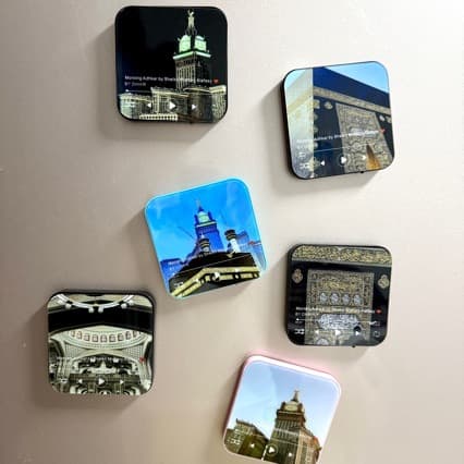 Middle East buildings music refrigerator magnet cover can play audio songs magnetic music box