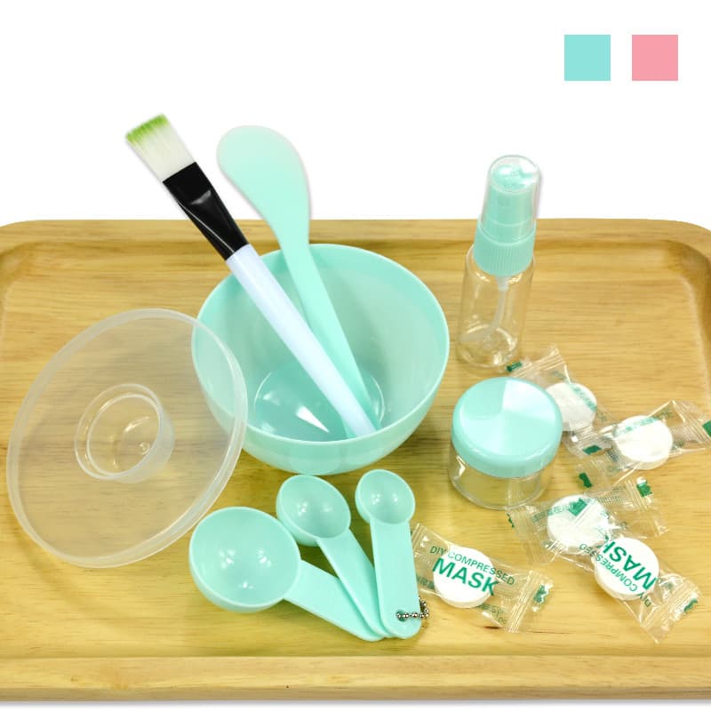 Makeup and Beauty Mask Bowl, Soft Mask Stick Brush, Homemade Dispensing Bottle, Spray Bottle, Hydrating Facial Mask, Skin Care Set Tools