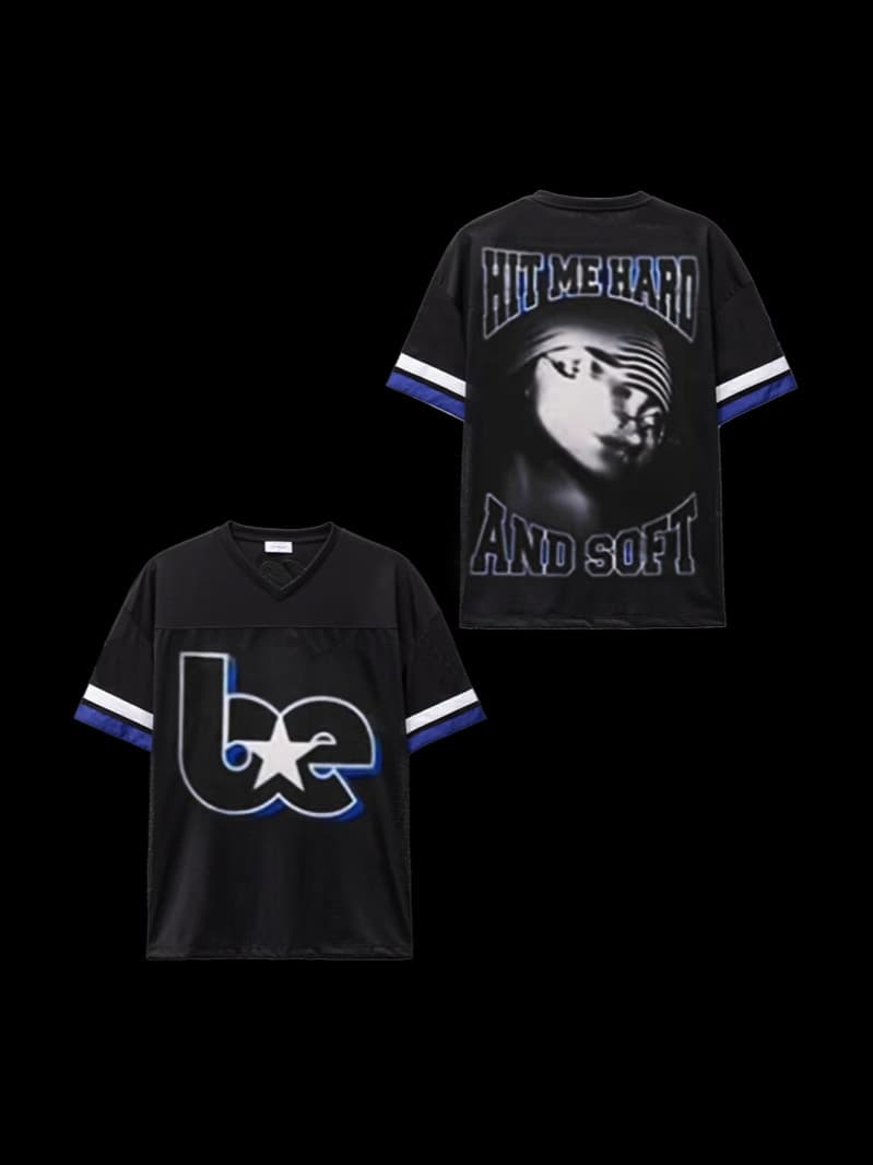 Billie Eilish New Album HIT ME HARD AND SOFT Rap T-Shirt Short Sleeve Jersey