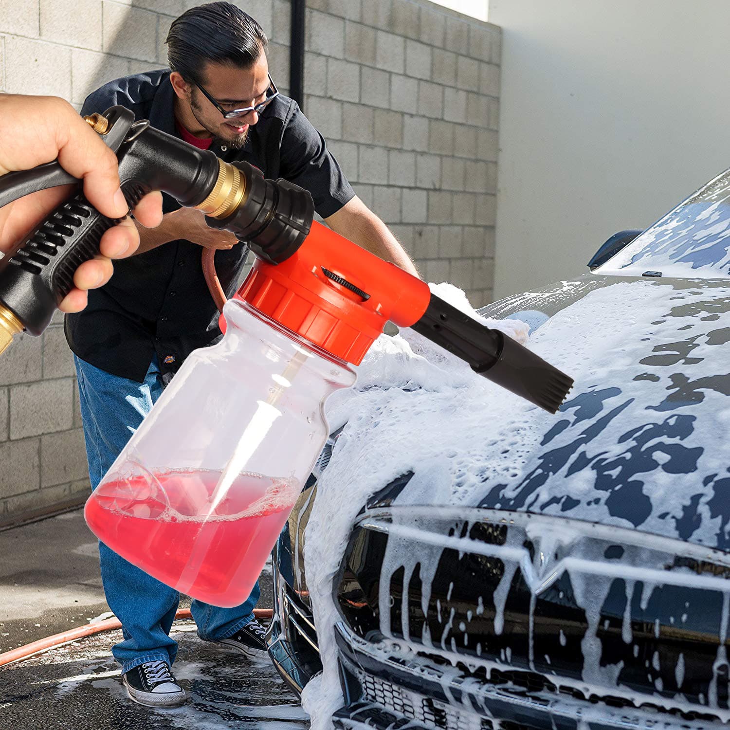 Home Use Low Pressure Car Wash Foam Gun Automobile Spray Gun Foam Water Car Wash Spray Hardware Tools