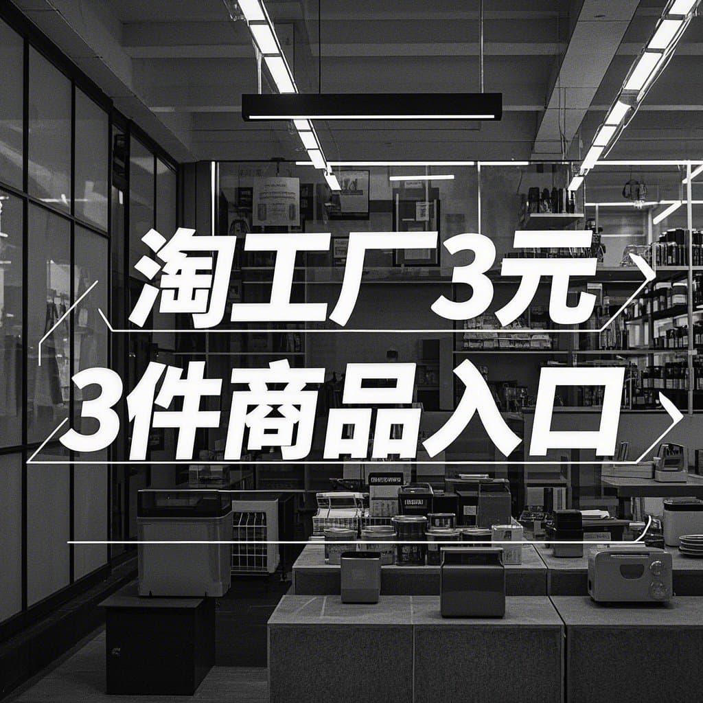 [Entry Tutorial] Taobao Factory: 3 packs of beverages and tissues for 3 yuan, 1 pack for 1 yuan each, 3 packs with free shipping. 3 packs for 3 yuan.