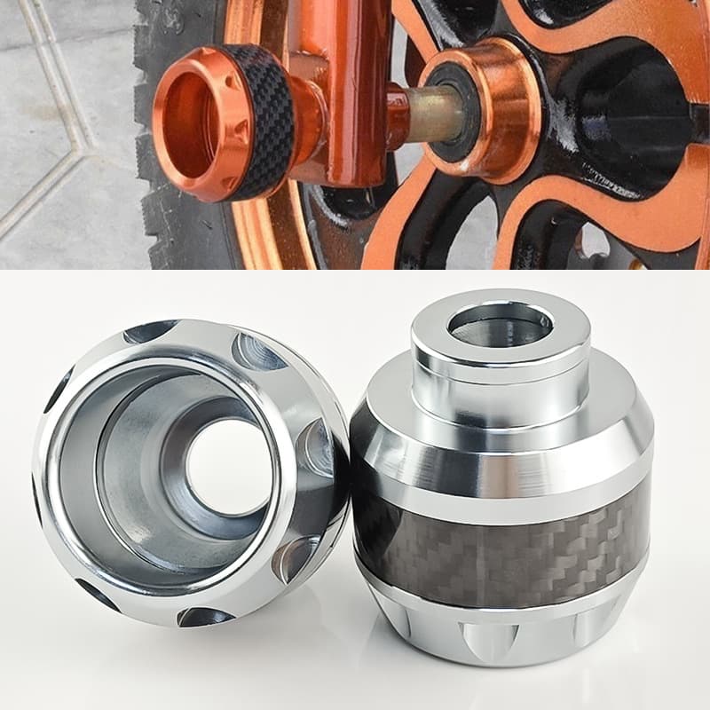 Universal Electric Motorcycle Modified Titanium Burned Anti-Fall Cup Pedal Scooter Decoration Front Shock Absorber Color Titanium Fork Accessories