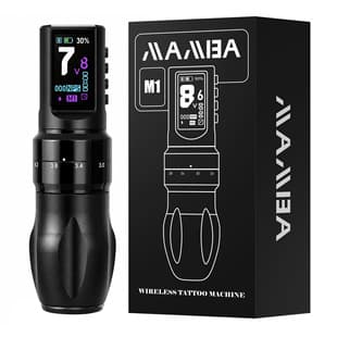 Mamba M1 Tattoo Machine Wireless Tattoo Pen Lining and Shading All-in-One Battery Powered Adjustable Stroke Motor Machine Cross-Border