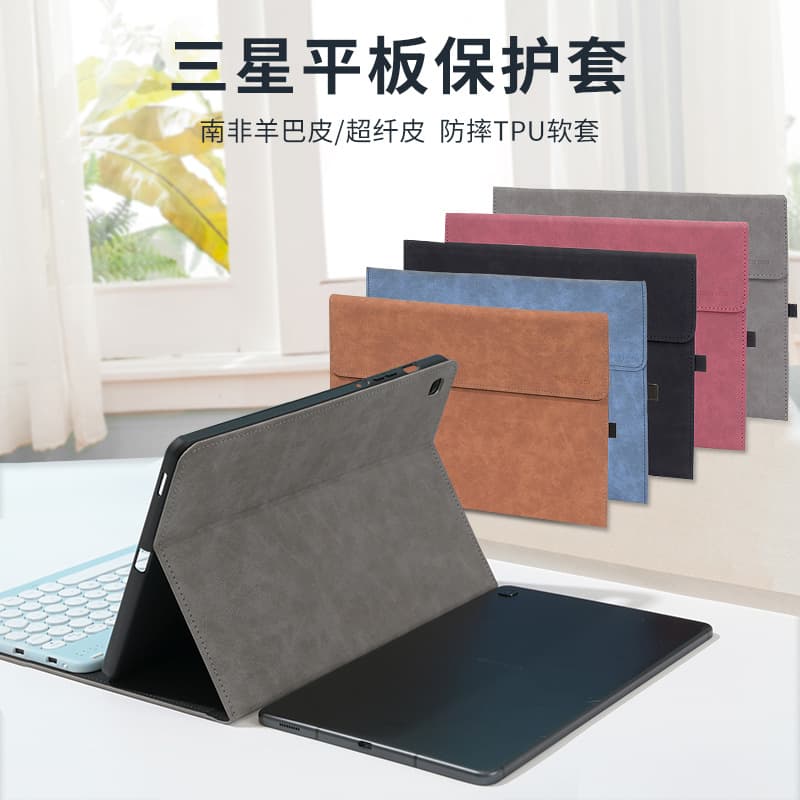 Compatible with Samsung Tab S7 Case S6 / Retro Style A9 Samsung Multi-Function Sleep A9 / S9 Tablet Case