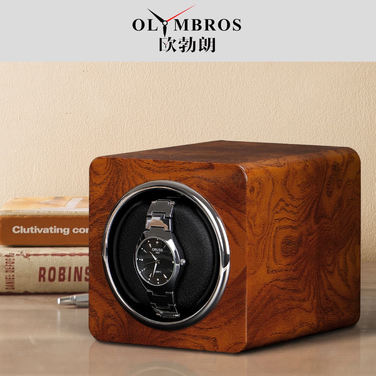 High-end Wooden Watch Winder Box Automatic Watch Winder Motor Box Collection