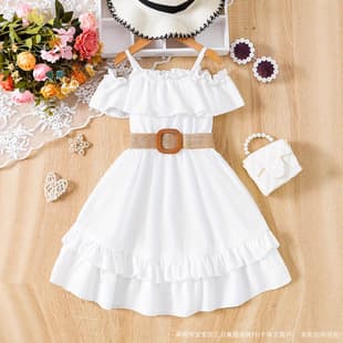 Girl's Dress Summer Princess Dress for Girls Cross-Border Supply Children's Dress Princess Dress
