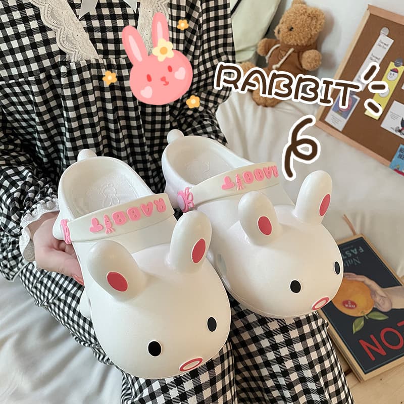 Cartoon Slippers for Women Summer Outdoor Thick Sole Home Indoor Dormitory Bathroom New Korean Style Cute Non-Slip Sandals