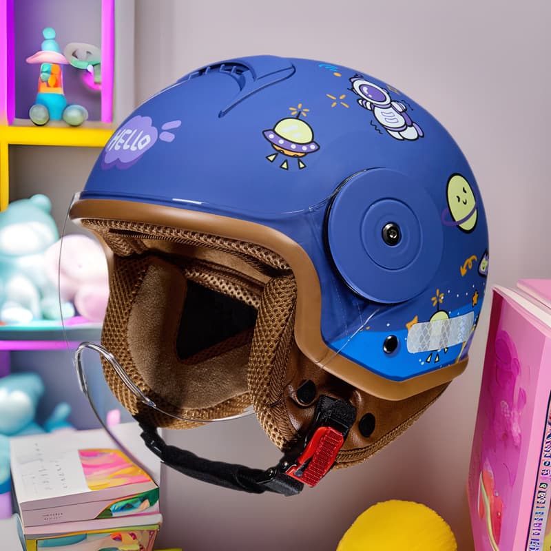 BYB New National Standard Class A 3C Certified Children's All-Season Helmet Cartoon Electric Scooter Helmet Motorcycle Helmet