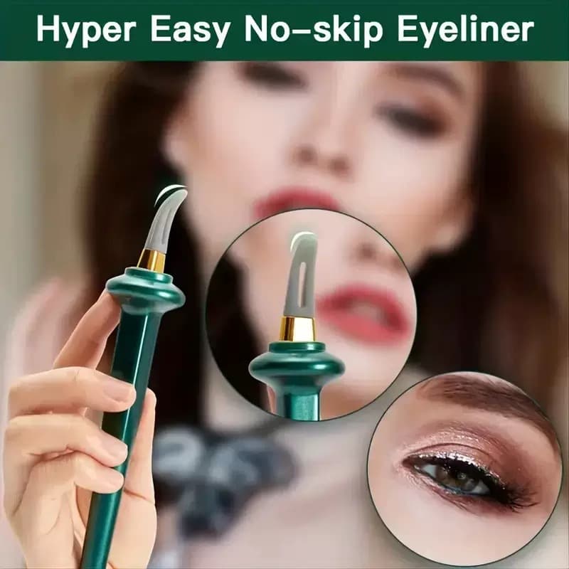 Easy No-Skip Eyeliner Silicone Eyeliner Brush Eyeliner Tool LIQUID EYELIN ER Pen