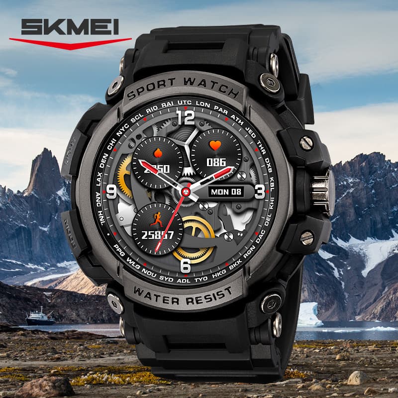Shike Mei Multifunctional Sports Bluetooth Call Smart Watch Heart Rate Blood Pressure Detection Sports Wristwatch Wholesale