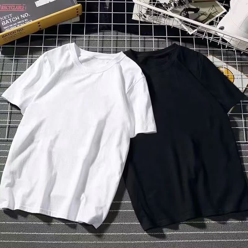 Korean-Style Niche Trendy Solid Color Short-Sleeve T-Shirt for Men, New Loose Fit Versatile Ins Simple Round Neck Base Shirt Top