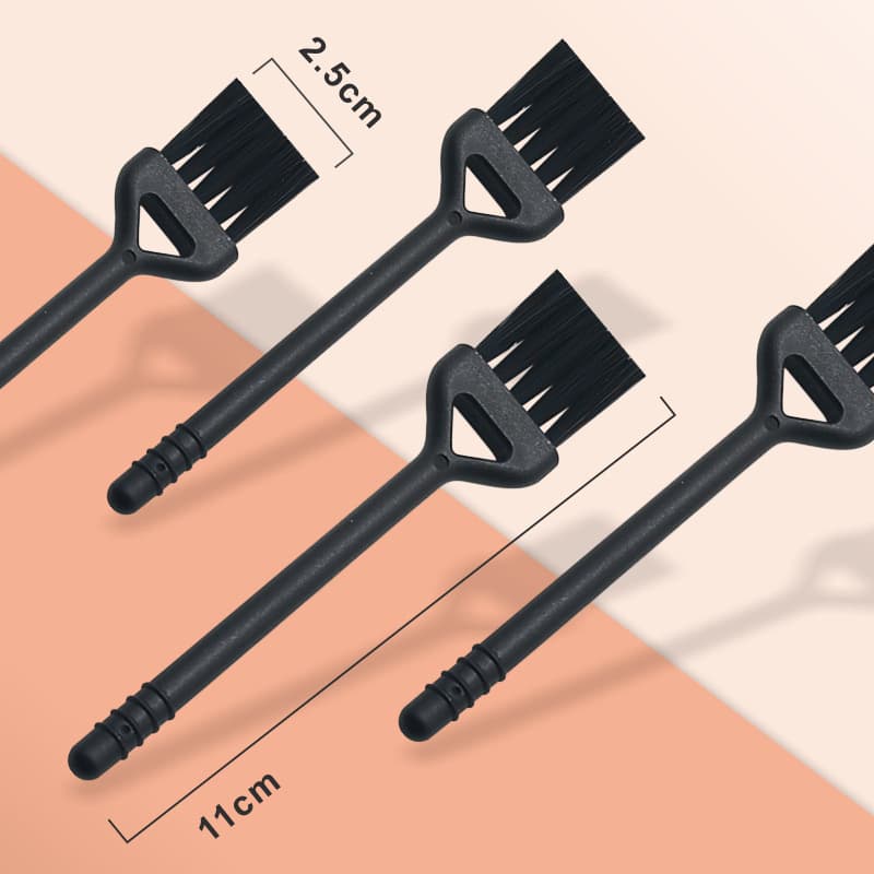Manufacturer's ready-made coffee cleaning brush, plastic cleaning brush, garlic press cleaning small brush, small brush