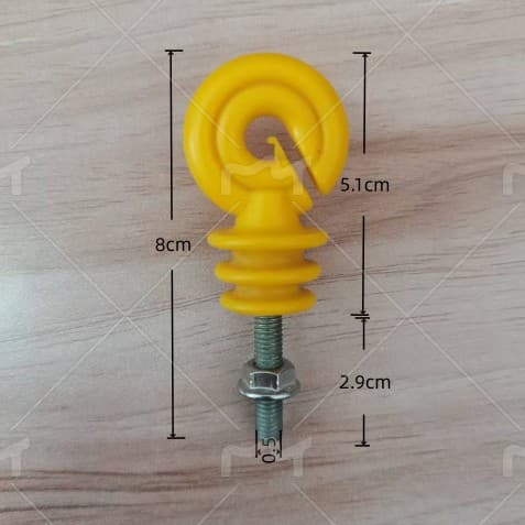 Electronic Fence Insulator Self-tapping Screw Insulator 20KV High Voltage Insulator Wire Repair Insulation Hook