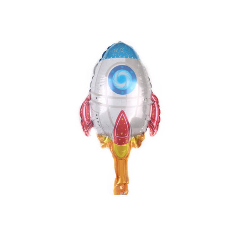 Kids Cartoon Astronaut Foil Balloon Rocket Spaceship Astronaut Sci-Fi Theme Party Decoration