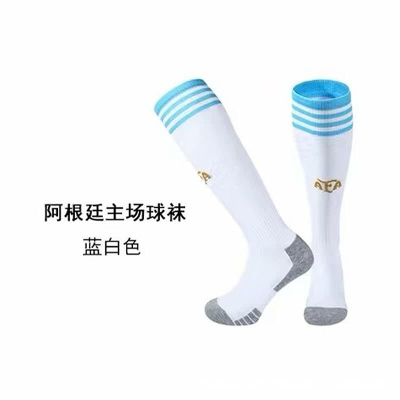 New football socks World Cup sports over-the-knee socks Argentina Miami Barcelona home socks for adults and children