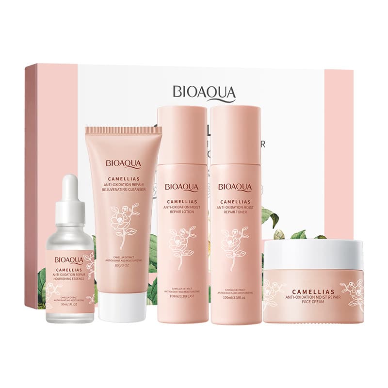 Cross-border SADOER Skincare 6-Piece Set Brightening Anti-Wrinkle Moisturizing Skincare Kit In Stock Factory Direct Wholesale