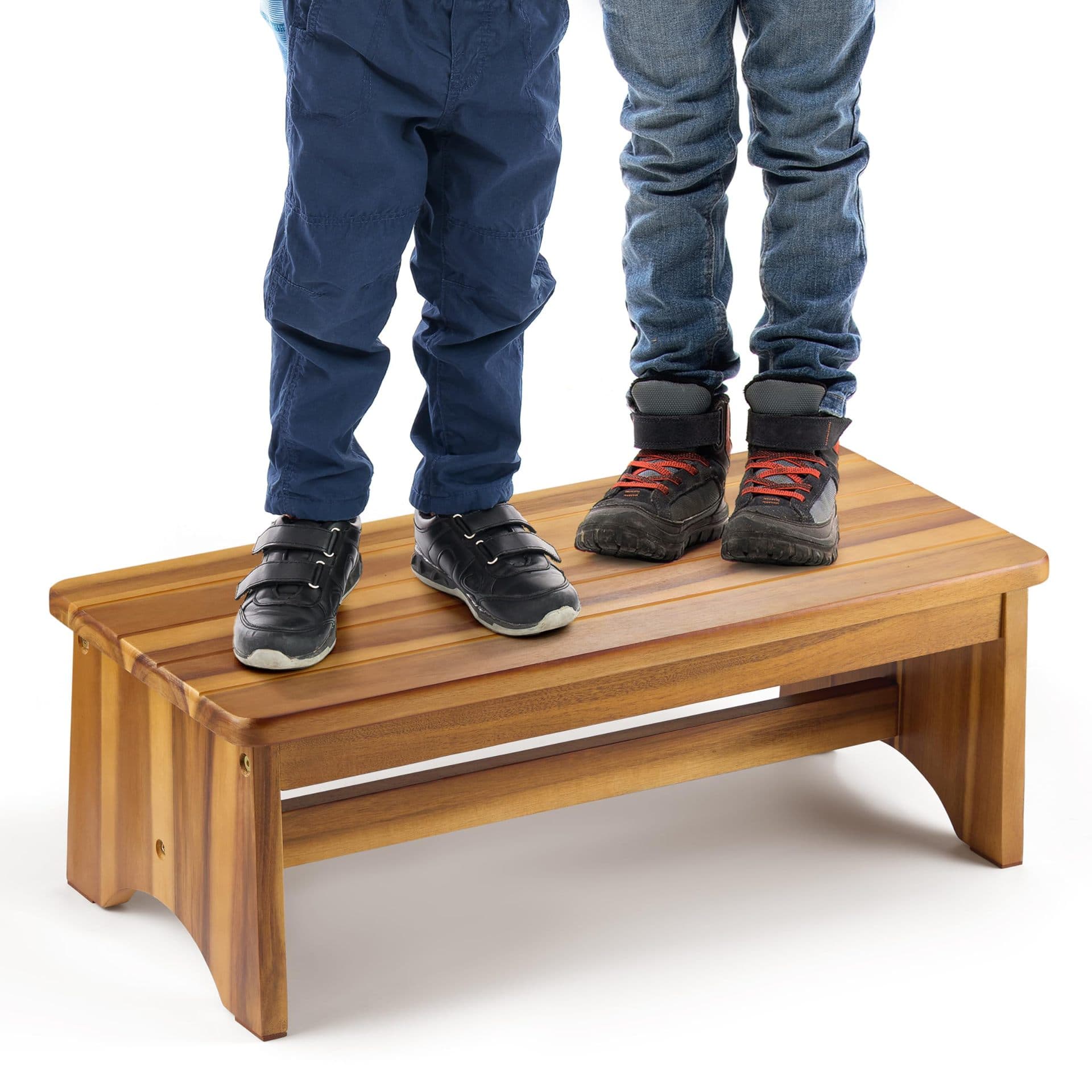 Wooden Heavy-Duty Step Stool for Children, Adults, and Seniors, Bathroom Stool, Solid Wood Office Step Stool