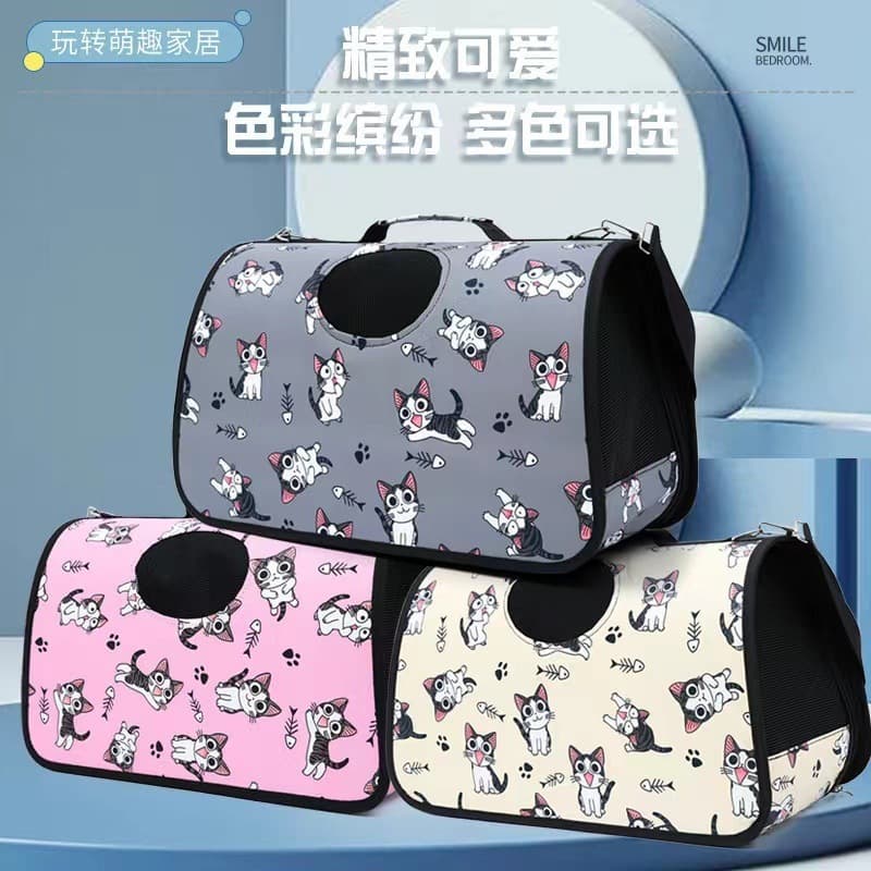 Shoulder and Handheld Cat Carrier Portable Pet Bag Large Capacity Breathable Cat Airline Carrier Pet Dog Backpack Airline Carrier