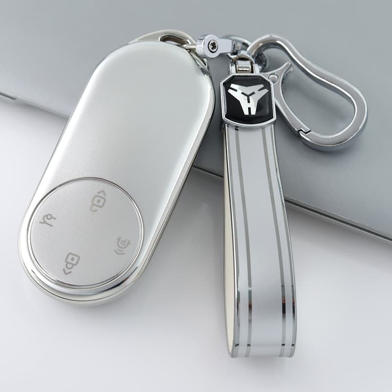 Quicksand hot model suitable for Huawei Wenjie m9 car key cover m8 special m7 protective shell m5 car ultra buckle