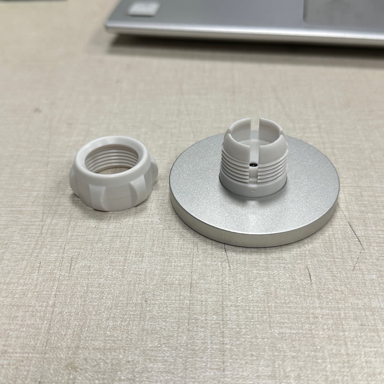 Mobile phone magnetic holder silver white magnetic head magsafe magnet head suitable for 17mm ball head holder aluminum alloy