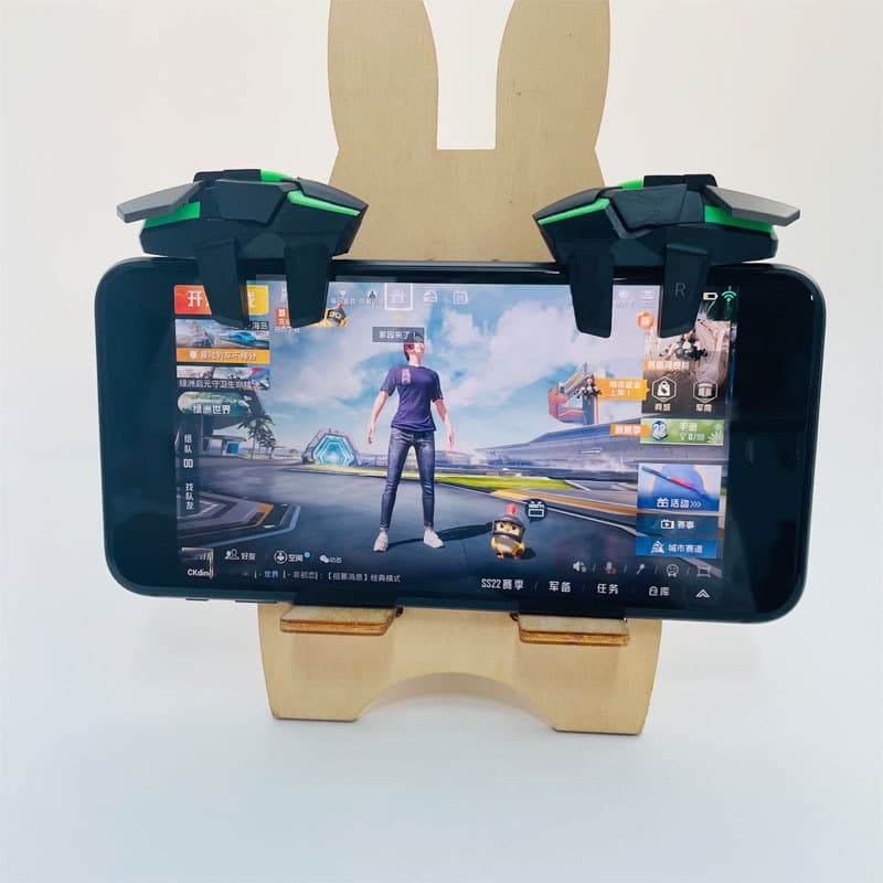 DY02 chicken-eating six-finger shooting shoulder button shake shop live broadcast street stall economic creative product chicken-eating handle Ping Jing Y