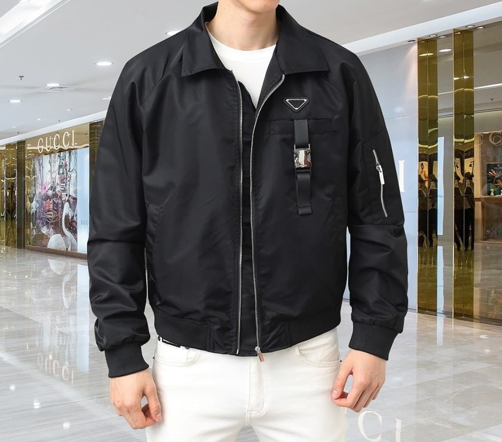 Correct Version 2025 Winter New Miu Miu Moncler MLB Prada Triangle Logo Prada Hooded Jacket Coat for Men and Women