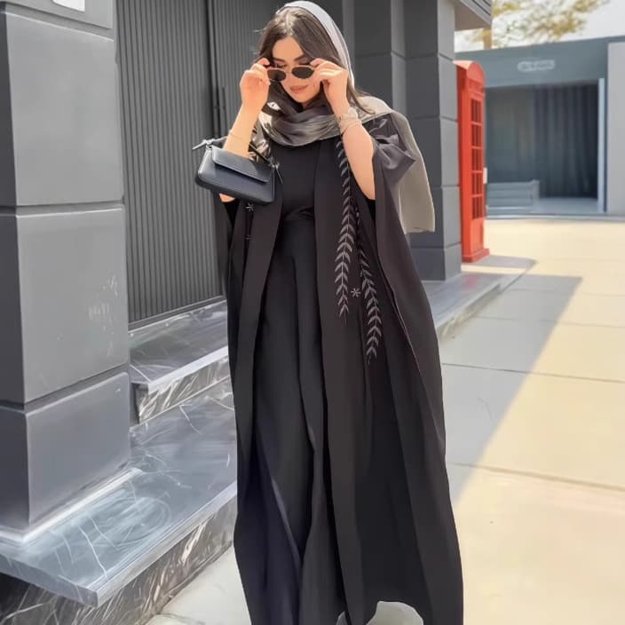 2025 EU-US Amazon Cross-Border New Designer Style Casual Fashion Mid-Length Cape Coat