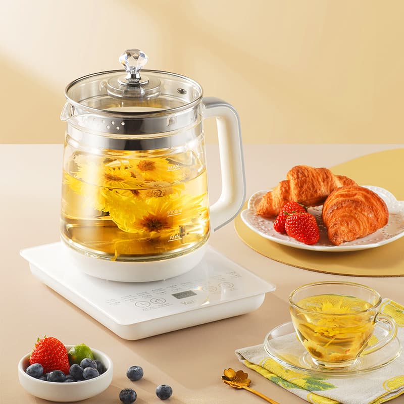 Cross-border Export 110V Health Pot, Home Herbal Decoction Pot, Smart Glass Thermostatic Tea and Decoction Brewer