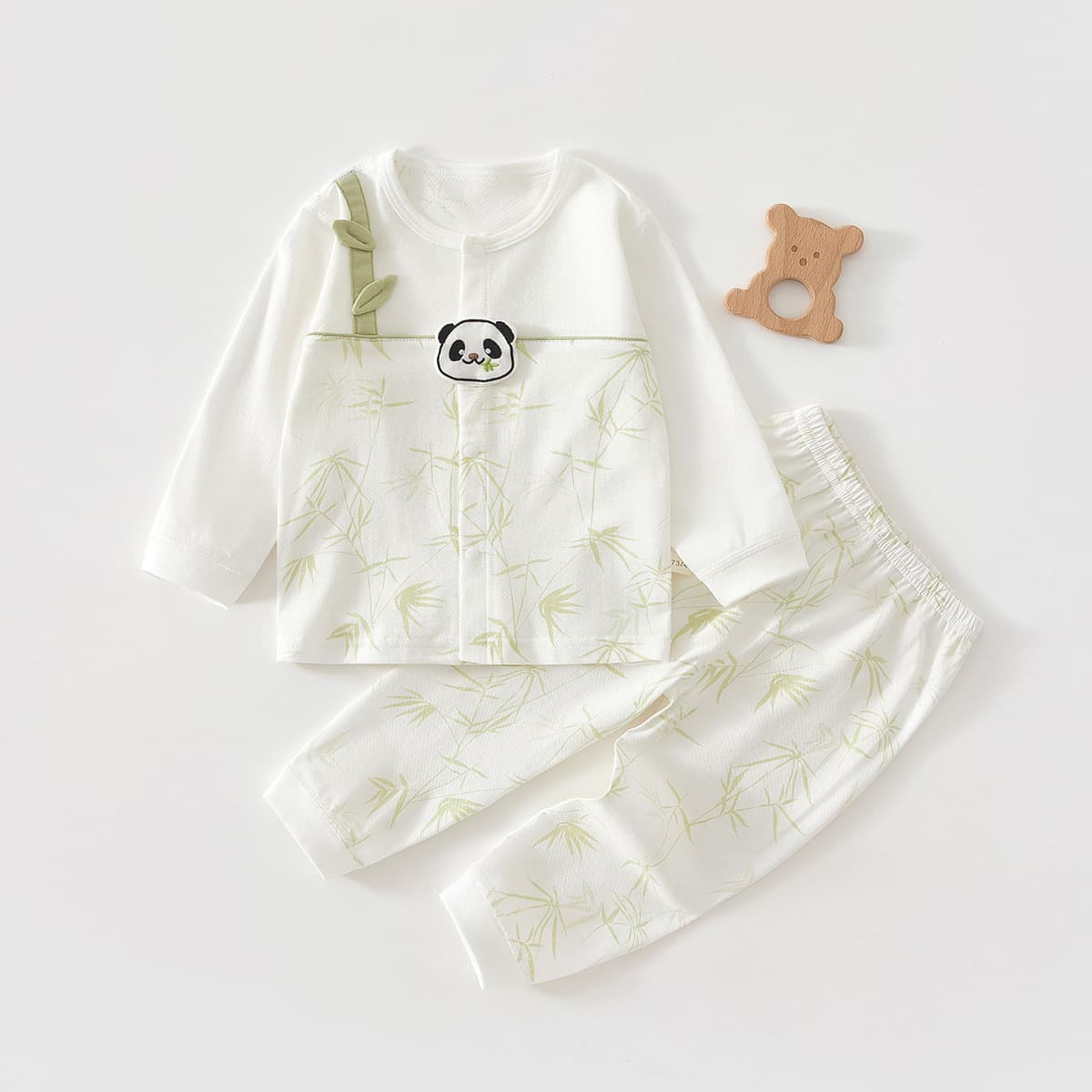 Baby Summer Pure Cotton Split Suit, Thin Spring Air Conditioning Suit, Pin-Fit, Size 66, Male, Spring Class A 8