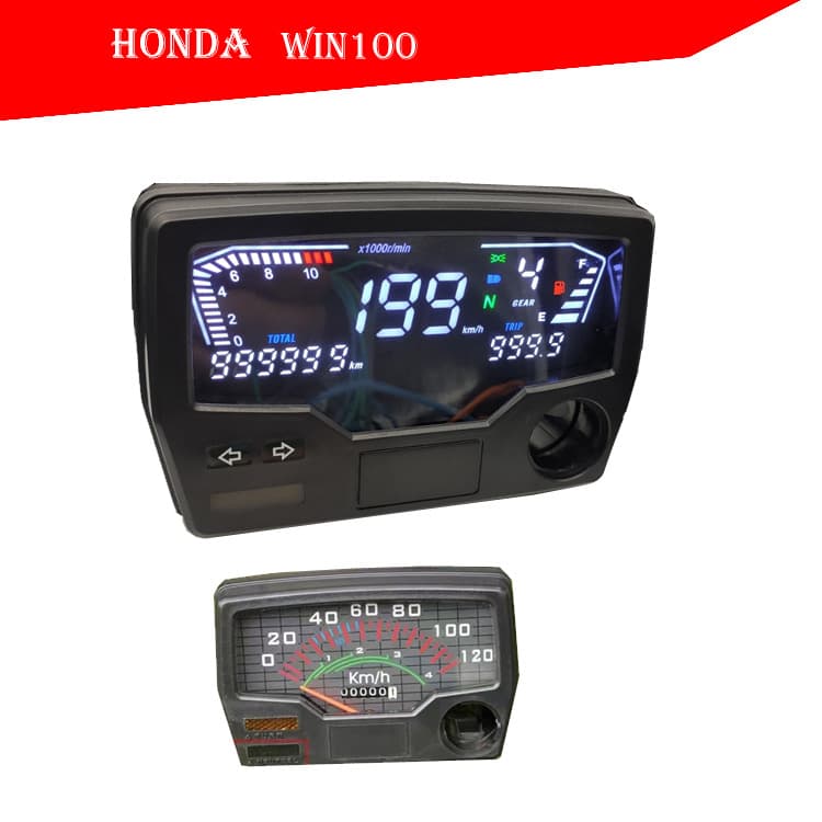 Compatible with Honda WIN100 digital instrument cluster export Southeast Asia auto-dimming electronic meter fuel gauge