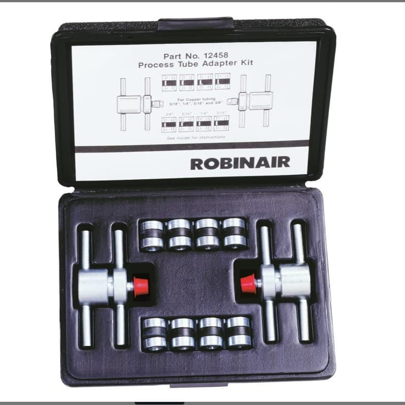 12458 Process Pipe Adapter Kit for 3/16", 1/4", 5/16", and 3/8" Copper Pipe Bolts