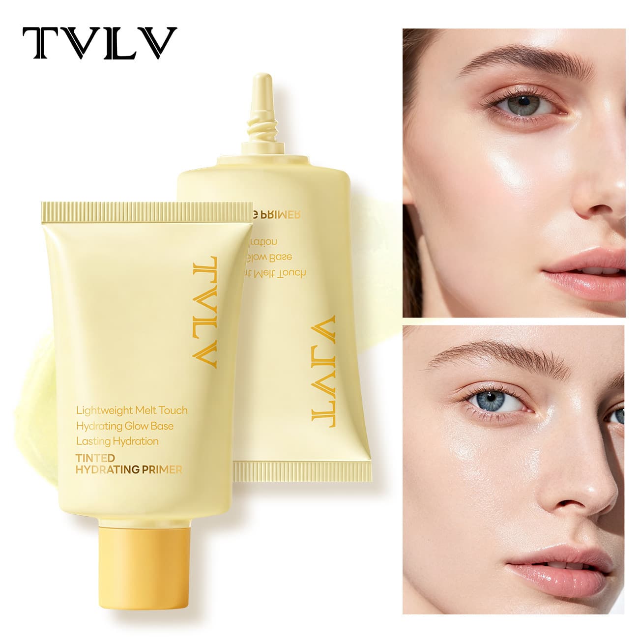 TVLV Colored Long-Lasting Moisturizing Makeup Primer 30g Brightens, Hides Pores, Extends Makeup Wear, and Isolates Makeup Primer