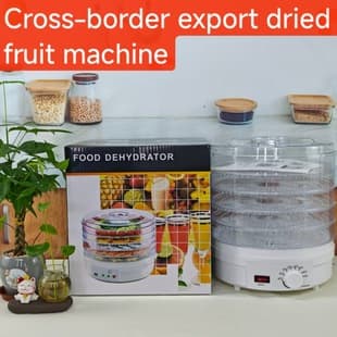 Home Food Dehydrator Machine, Small Electric Fruit and Vegetable Dryer, Pet Treat and Snack Drying Machine