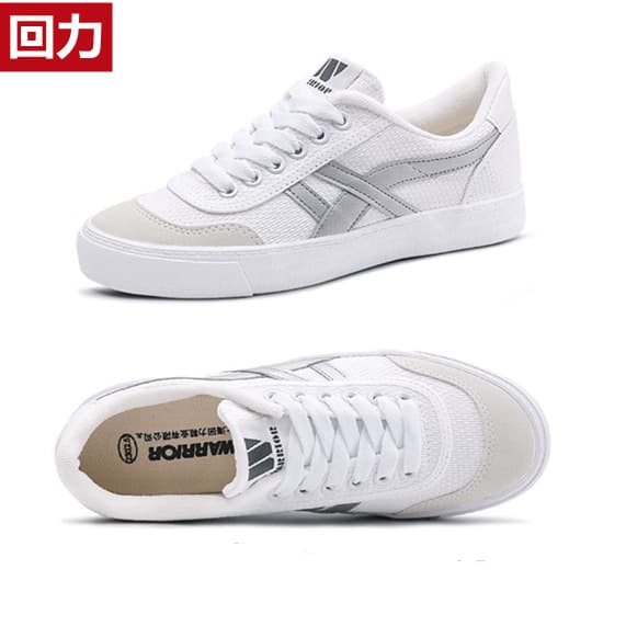 Warrior Men's Classic Breathable Canvas Shoes WK-1, Shenzhen Student School Shoes, Women's White Sneakers, Sports Running Shoes
