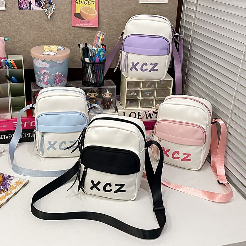 Fashion Crossbody Bag 2026 Spring New Style High-Aesthetic Versatile Shoulder Bag Student Lightweight Square Bag